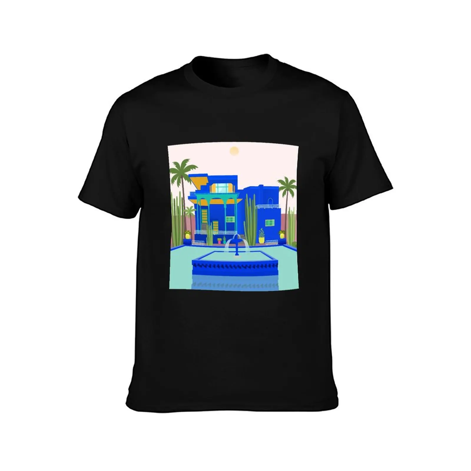 Jardin Majorelle T-Shirt Lightweight Casual Summer T-Shirt