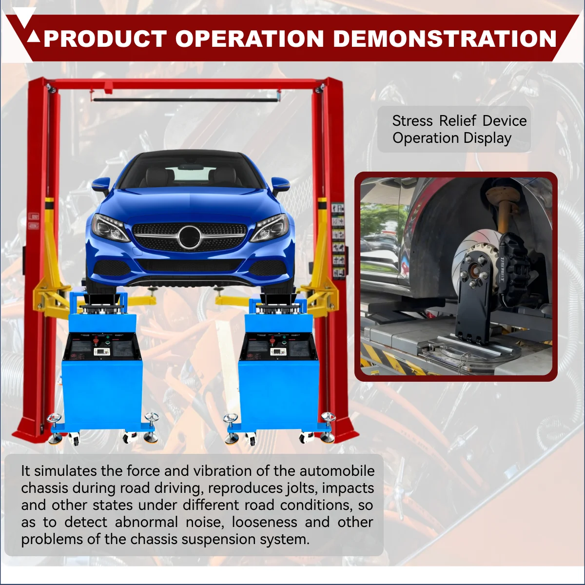 Schucars Chassis Suspension Abnormal Noise Detector Tester Automobile Shaking Diagnostics Repair Maintenance