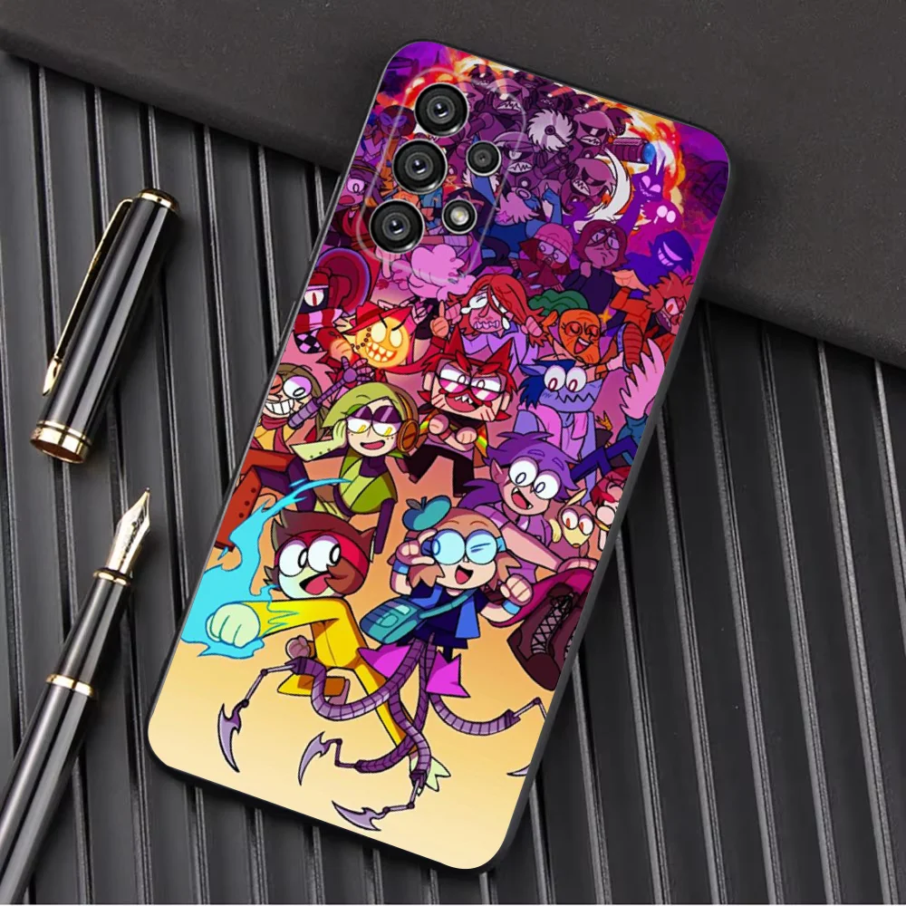 حافظة لهاتف سامسونج جالاكسي A13، A21s، A22، A31، A32، A52، A53، A71، A80، A91 غلاف أسود ناعم #4