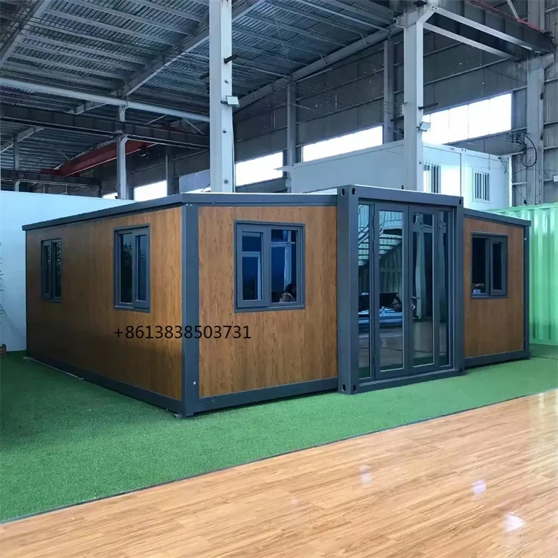 Container House Garden Back Yard 2 3 Bedrooms Modular Expansion Prefabricated Container House 20ft 40ft Expandable Modular Home