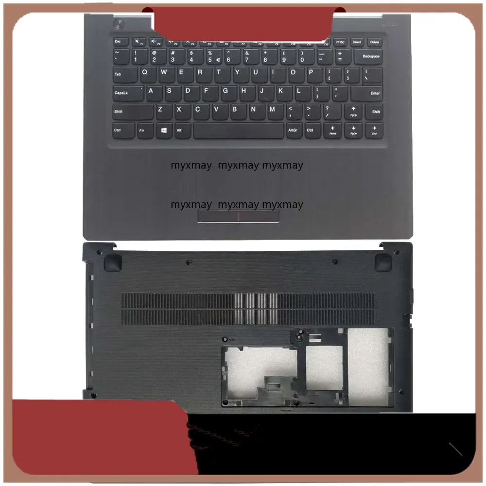 

New for Lenovo Ideapad 310-14 310-14ISK with Palmrest Upper Cover Touchpad/Bottom Base Case US Keyboard Replace The Casing