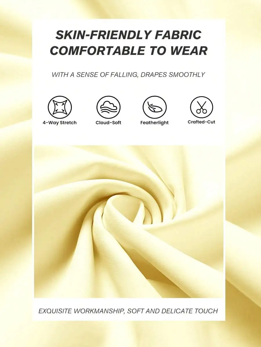 

Womens Sleeveless Collar Sport Dress With Pockets, Slim Fit Yoga Fitness Tee For Workout Running Outdoor