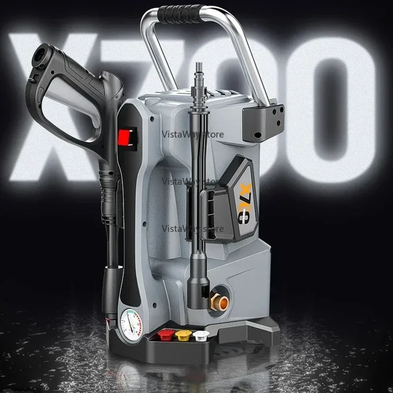 Hot Sale X700 Car Washing Machine 2400W Ultra-high Pressure 220v Brush Water Grab Gun Small Automatic Cleaning Portable Water Pu