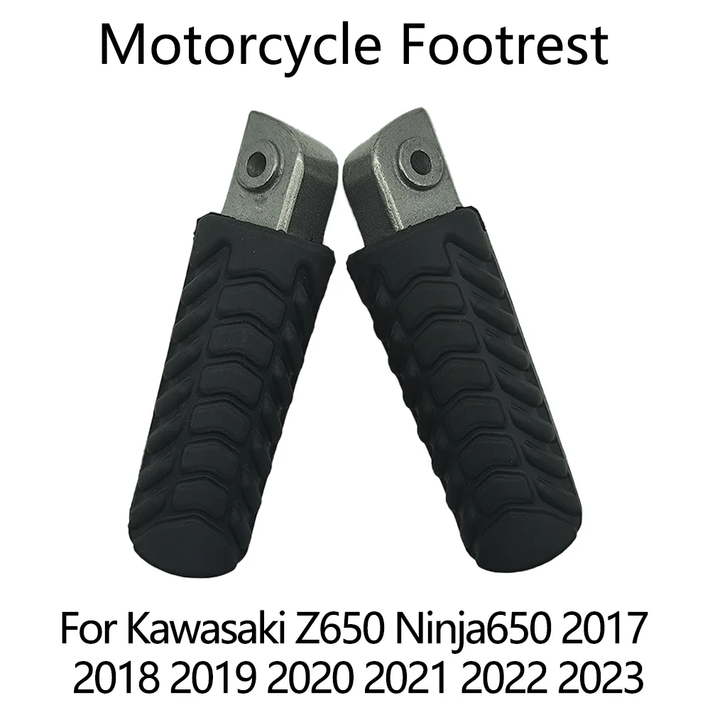 

For Kawasaki Z650 Z 650 Ninja650 Ninja 650 2017-2021 2022 2023 Motorcycle Accessories Front Rear Footrests Passenger Foot pegs