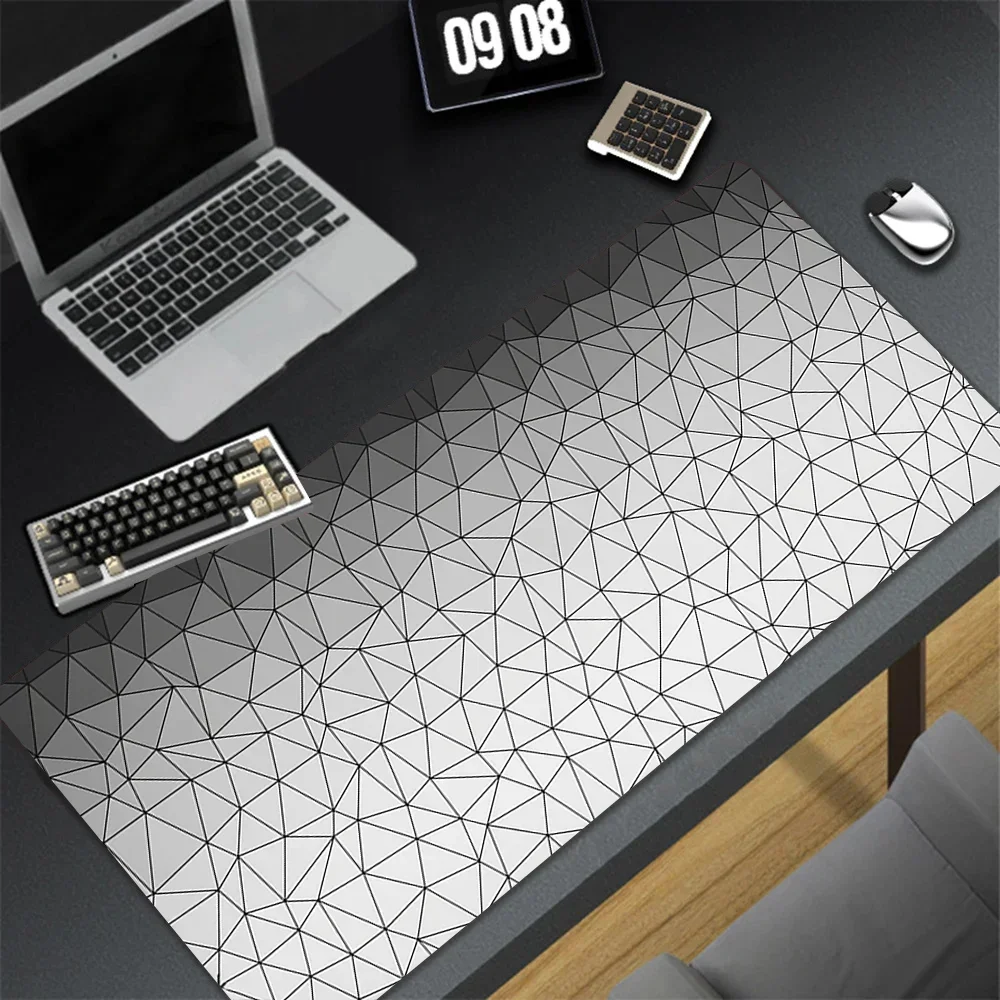 

Fine face lock game mouse point computer Home office business net bar line abstract desk mat Creative mouse pad 400x900x3MM