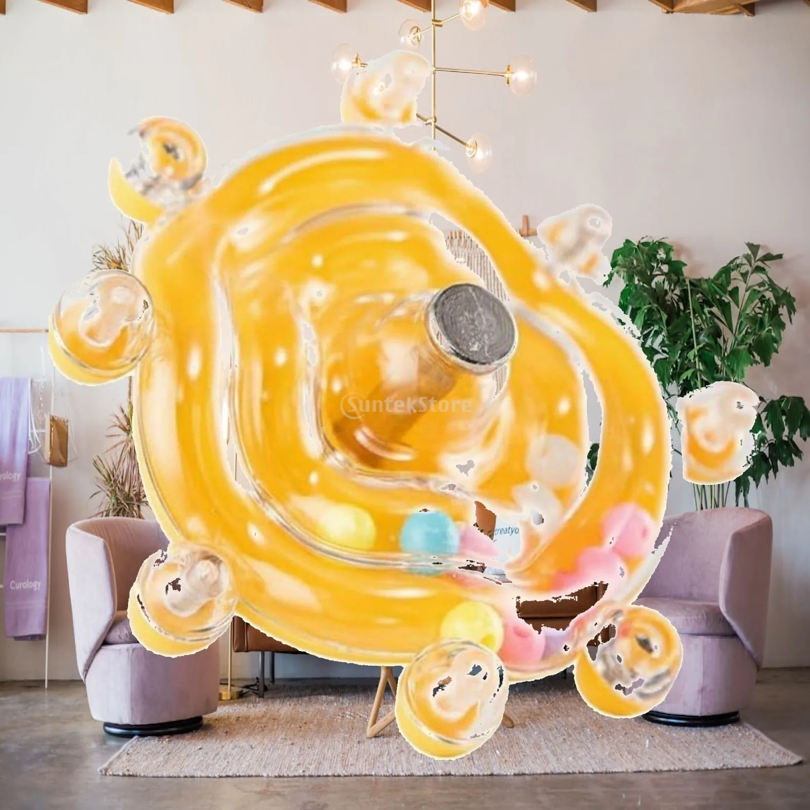 Interactive Parrot Foraging Wheel Toy Chewable Rotating Beads for Bird Cage Accessories and Play