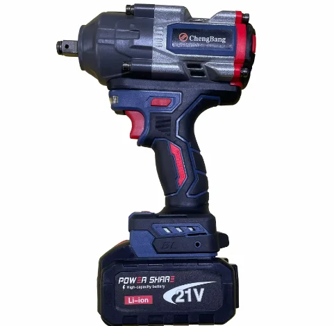 

21V Heavy Duty Electric Impact Wrench with 900-1600n.M Torque Battery Powered Cordless Electric Wrench for DIY Industrial Use