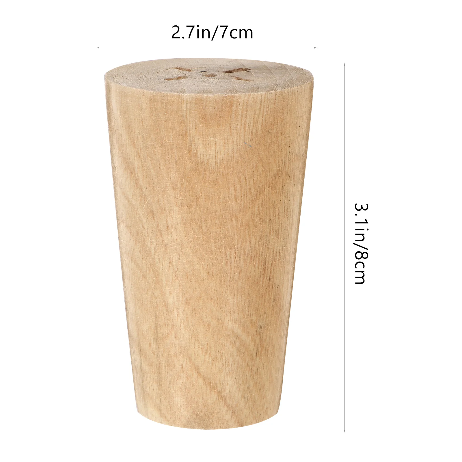 Patas de sofá para muebles, 4 piezas, horquilla de repuesto, color blanco
