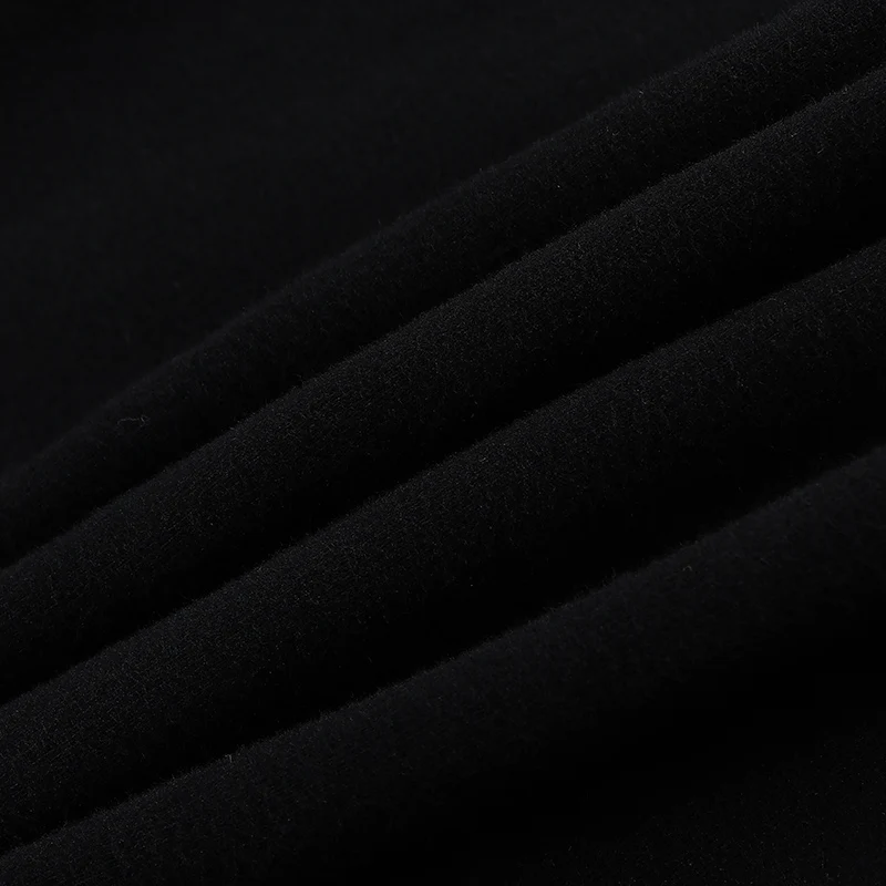 Jungen- und Mädchen-Lange Hosen Schwarze Baumwolle Familien-Set Taillenverstellbare Elastische Hosen Herbst/Winter Kinderkleidung Hosen mit Reißverschluss vorne – Detail 14