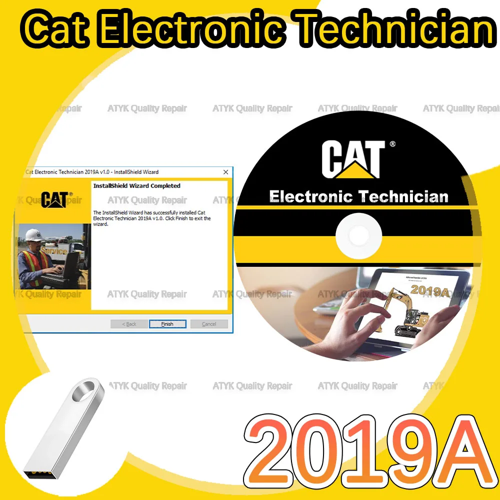 

Cat Electronic Technician 2019A Diagnostic software car tools tuning auto new vci Vehicle Maintenance Repair Tool obd2 NEW VCI