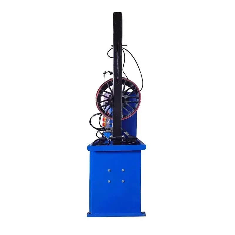 Aluminum Alloy Rim Straightening Machine, Wheel Rim Straightener with Lathe Repair Wheel Hub Machine