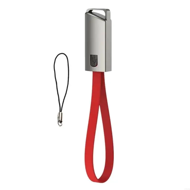 193A Short USB to Type C Keyring Charging Cable Wire 480Mbps Data Transfer for Phones