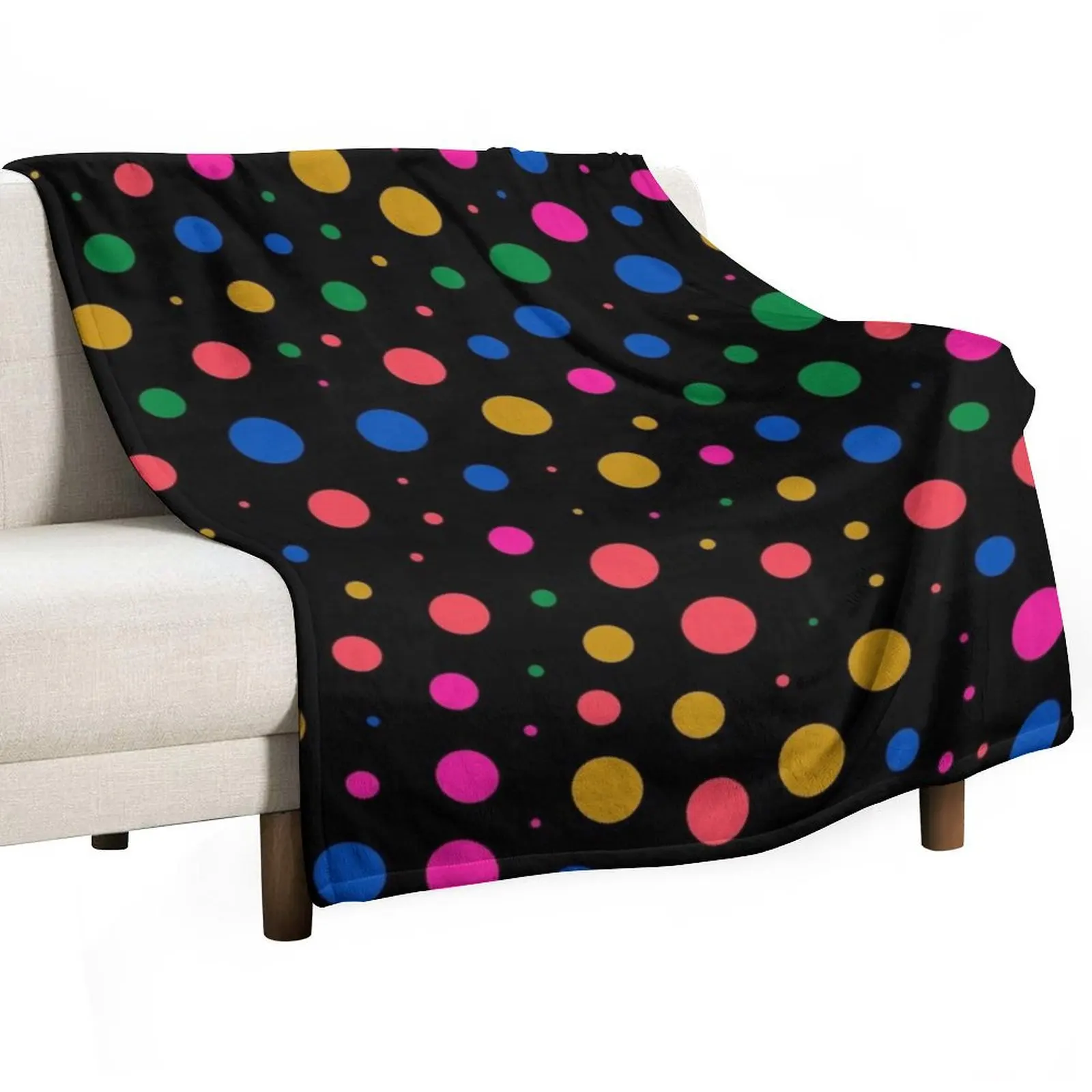 

Polka dot pattern Throw Blanket For Decorative Sofa christmas gifts Blankets