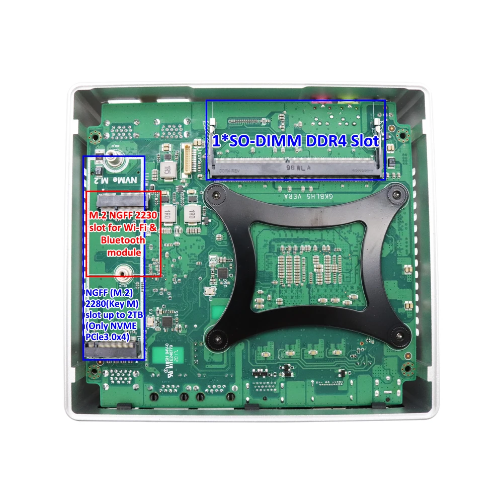 Intel Core i9-9880H Office Gaminig Mini PC 32GB DDR4 1TB NVME Windows10 Desktop i7 9750H Mini box Computer Dual Lan HD DP Fan