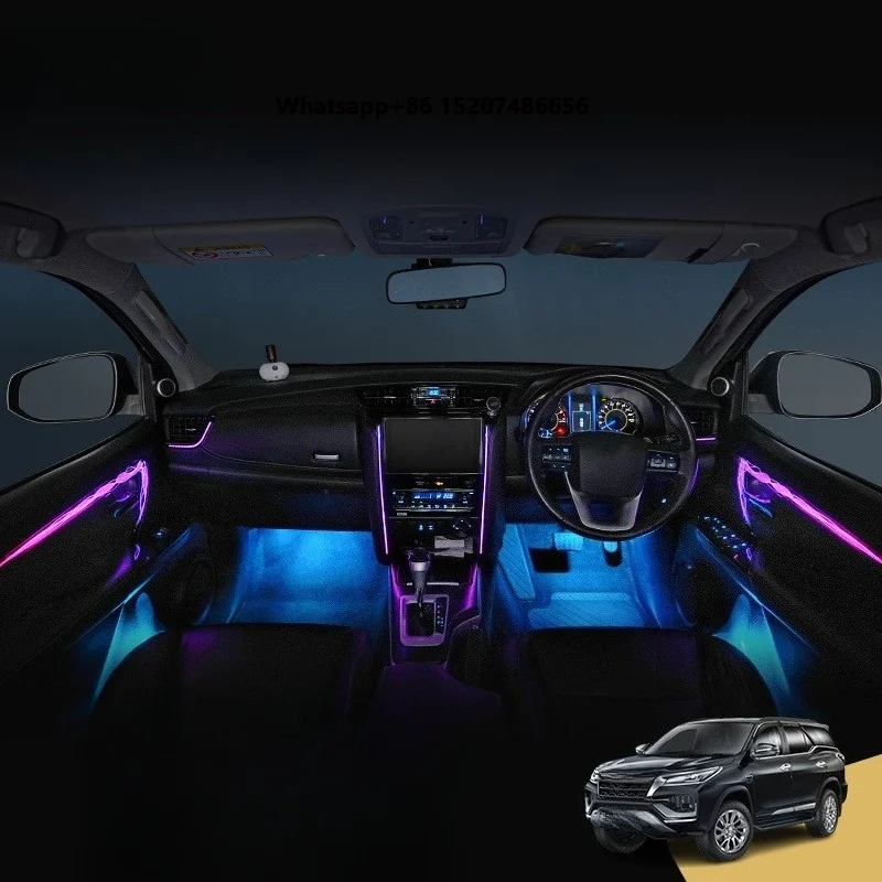 Car Ambient Light Strip Automatic Mood Lighting Dynamic Color Shifting Smartphone Control