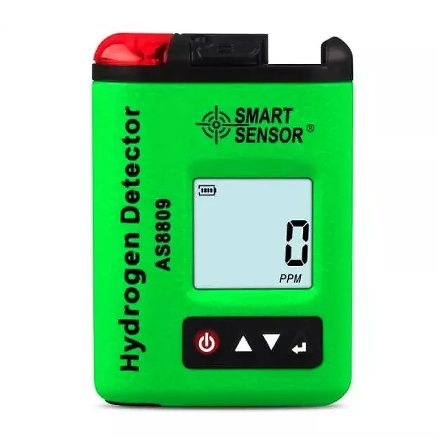 Mini Portable Clip-on Digital Hydrogen Detector Smart H2 Gas Concentration Monitor Tester Analyzer With Alarm AS8809