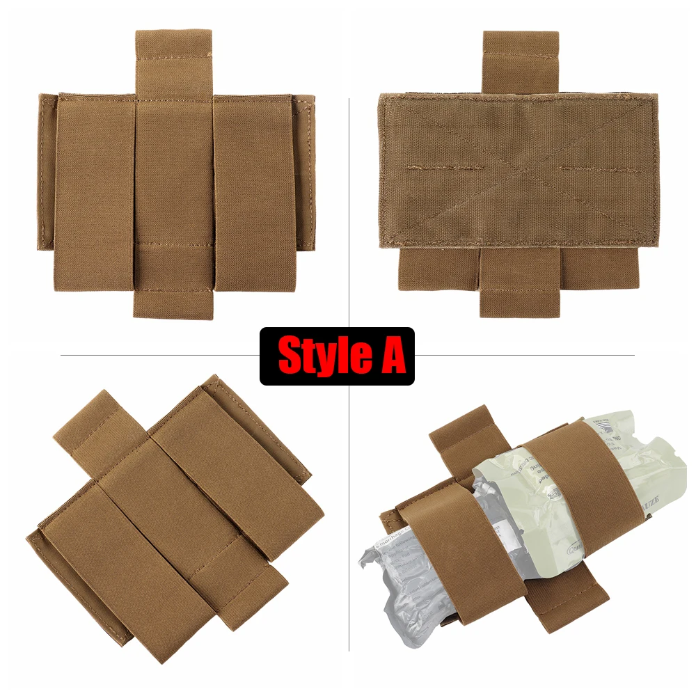 Tactical Medical Bag Insert Modular Organizer Medic Pouch Insert Panel with Hook Back Tactical Bandage Tourniquet Fixing Holder - Image 2