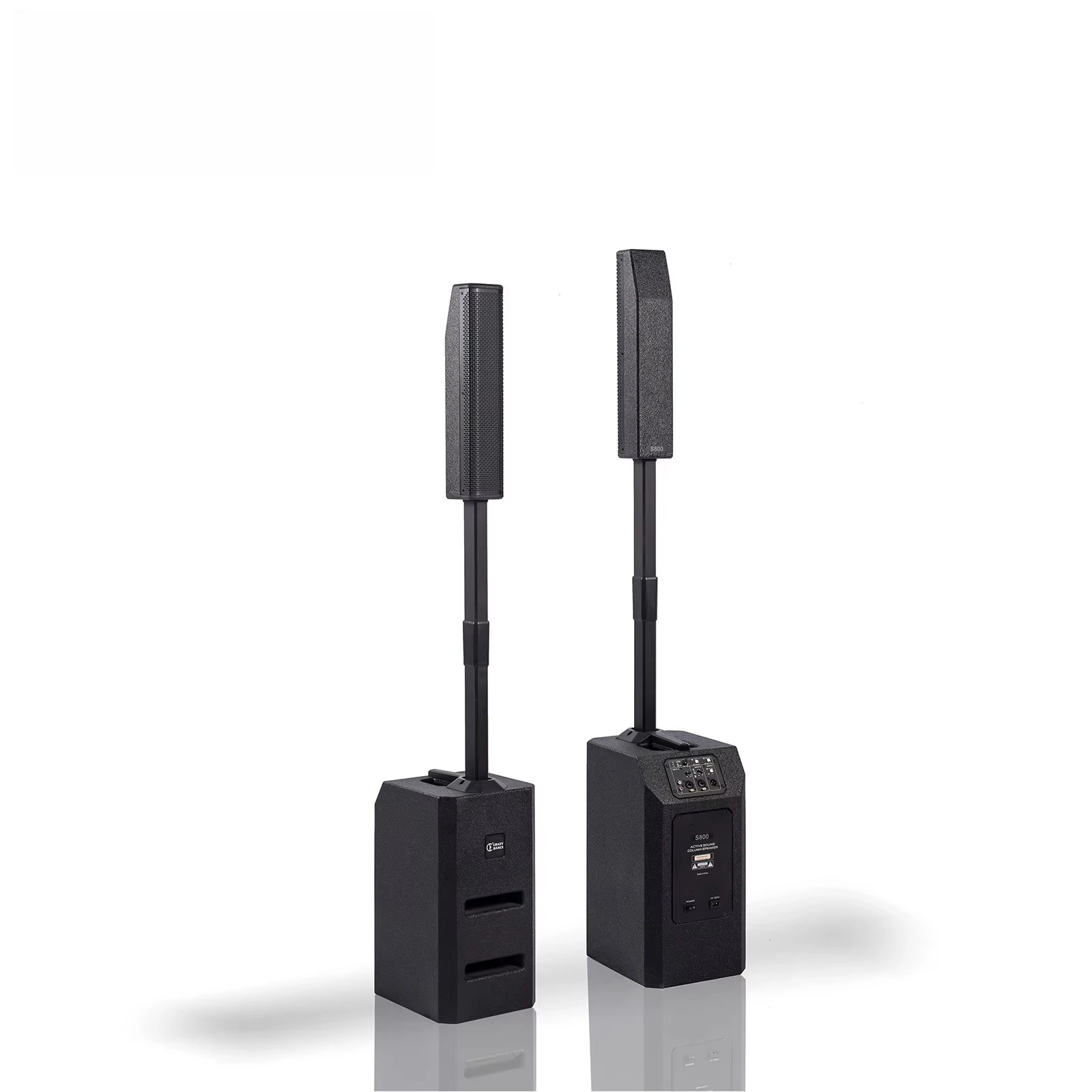 S800 Active Digital Signal Processor Power Amplifier Column Speaker System Metal Cabinet Portable Waterproof 4 Ohm Hi-Res Audio