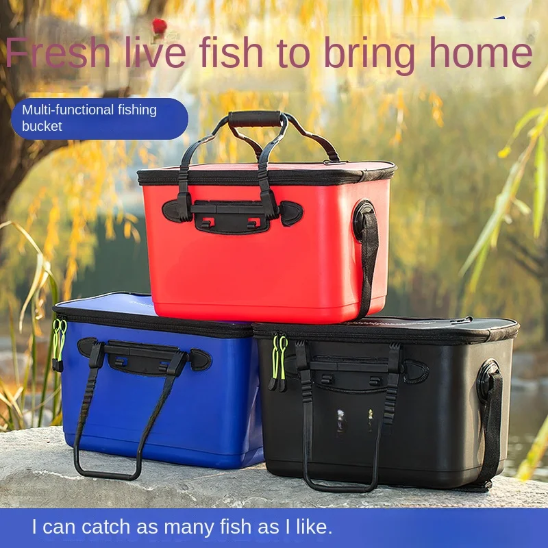 

Live Integrated Shell Fish Bucket Multi-Purpose Fishing Box