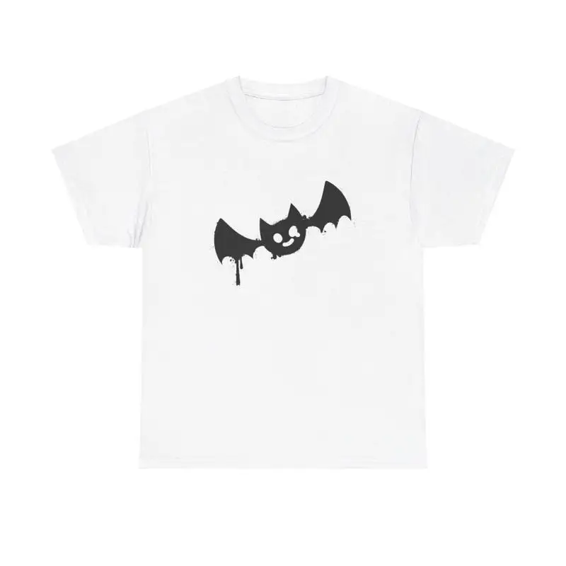 Spray Paint Bat Graphic T Shirt cool vintage grunge black goth punk halloween