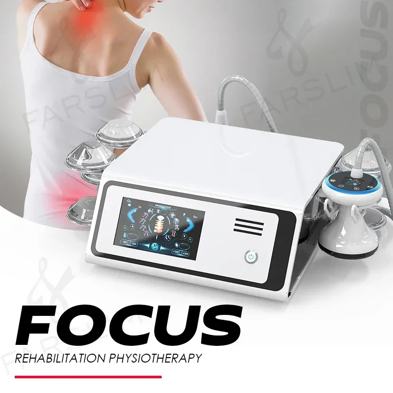 Shock Wave For Muscle Relax Skin Rejuvenation Pain Relief Piezoelectric Focused Shock Wave Rehabilitation Therapy Beauty Machine