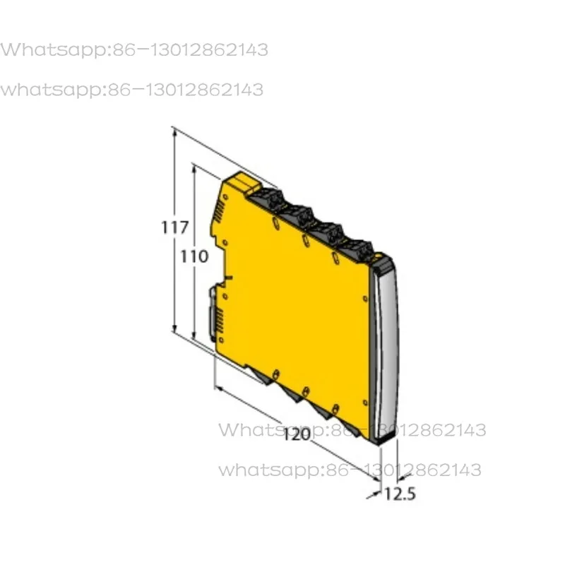 2 Channel Galvanic Isolation Switch Amplifier IMX12-DI01-2S-2R-0/24VDC NAMUR Input Relay Output Explosion Proof Module