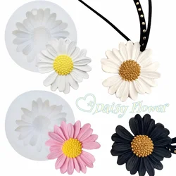 Daisy Silicone Mold DIY Aromatherapy Candle Gypsum Mold Handmade Chrysanthemum Mold for Fondant Cake Decorating Chocolate Tool