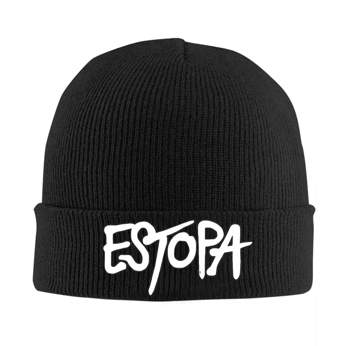 Estopa Punk Rock Band Merch Winter Knit Beanie For Women Men Skull Knitted Hat Cap Bonnet Knit Hat