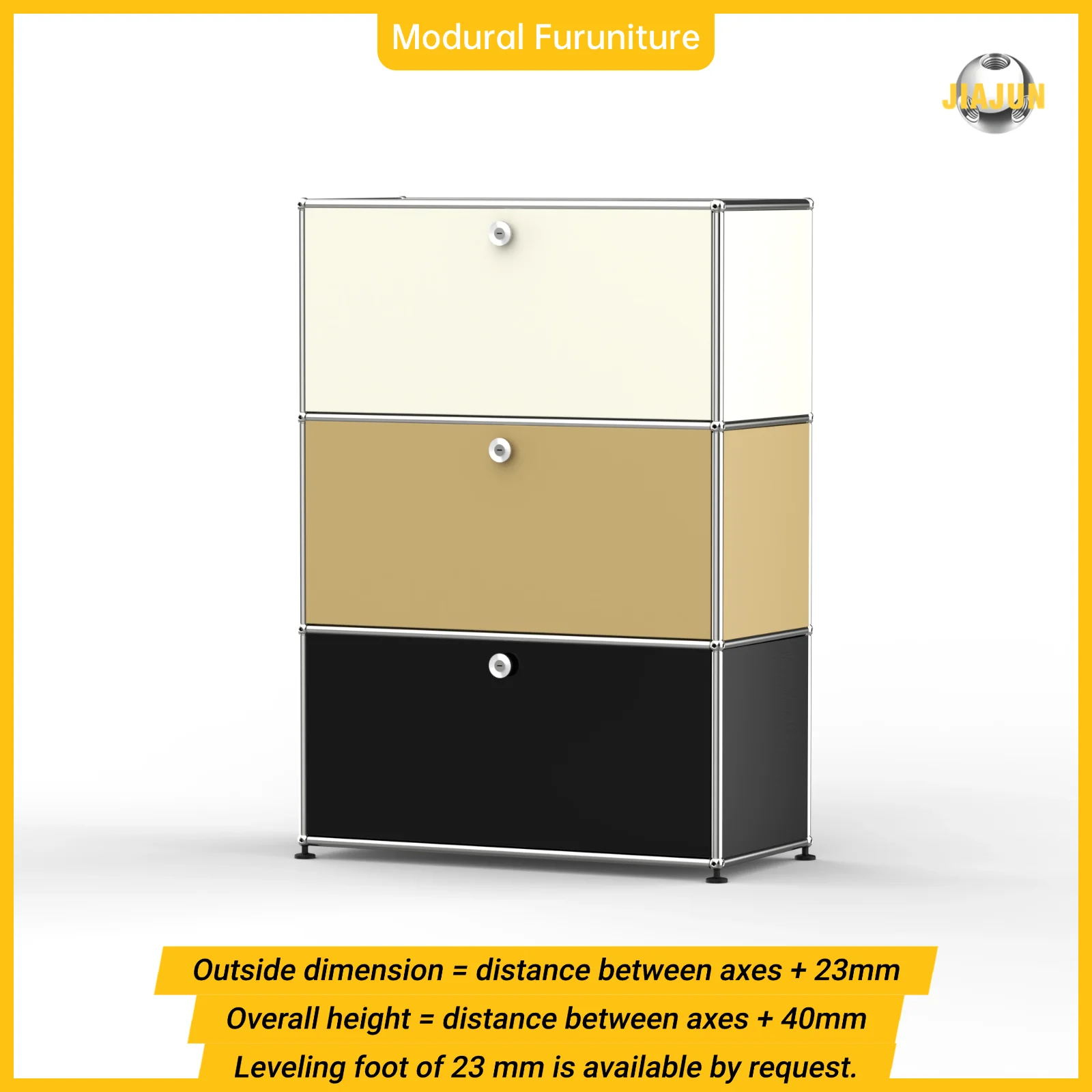 Modular Magic: Designer Metal Furniture for Customizable Storage and Stylish Living Room, Office Space, Bedroom