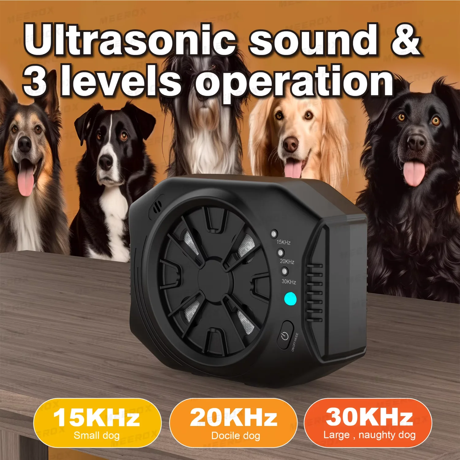 Ultrasonic Barking Stop Device, Dog Driving Device, Noise Prevention Training Device, Dog Barking Stop Device With 3 modes Puppy