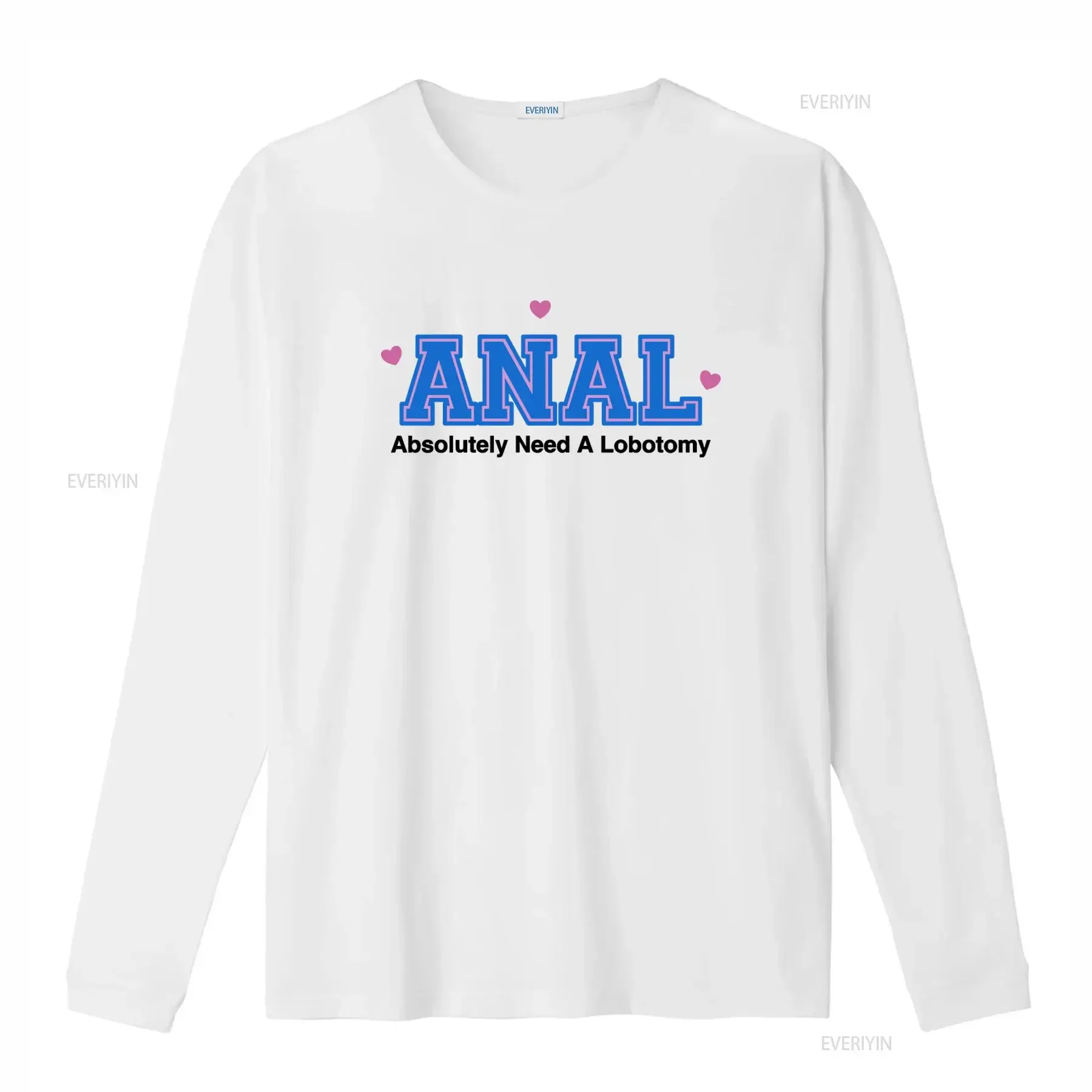 Funny Y2K Style T Shirt Anal Absolutely Need A Lobotomy 2000's Celebrity Inspired Meme For Her vintage Washed