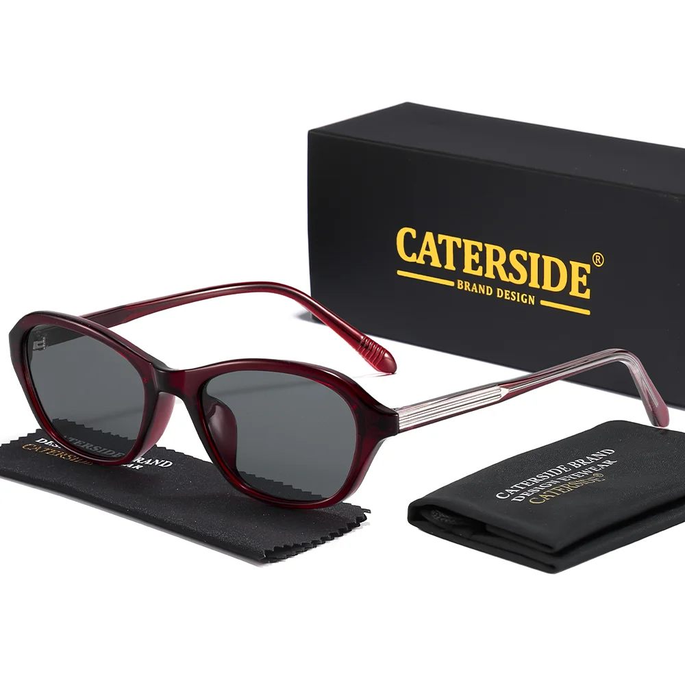 CATERSIDE ريترو الرجال النظارات الشمسية العصرية الكمبيوتر إطار مربع المرأة بسيطة تنوعا في الهواء الطلق عطلة الأساسية نظارات UV400