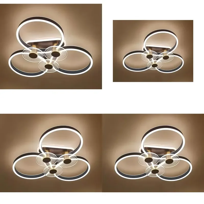 Modern LED Ceiling Light Customizable Factory Direct Contemporary Design for Home Office Lighting Fixture
