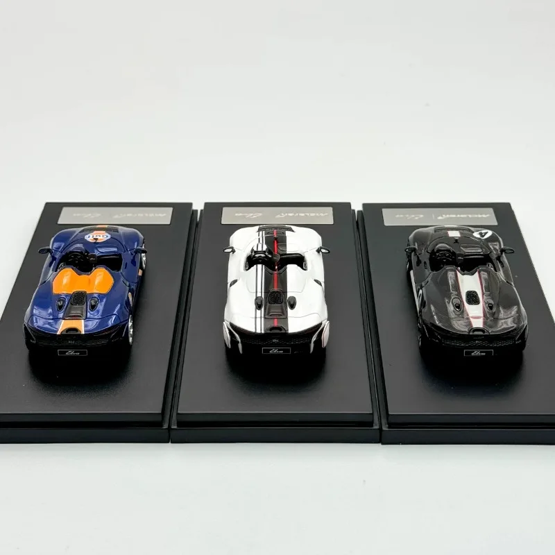 Lcd-Modellen 1/64 Mclaren Elva Legering Speelgoed Motorvoertuig Gegoten Metalen Model Geschenken