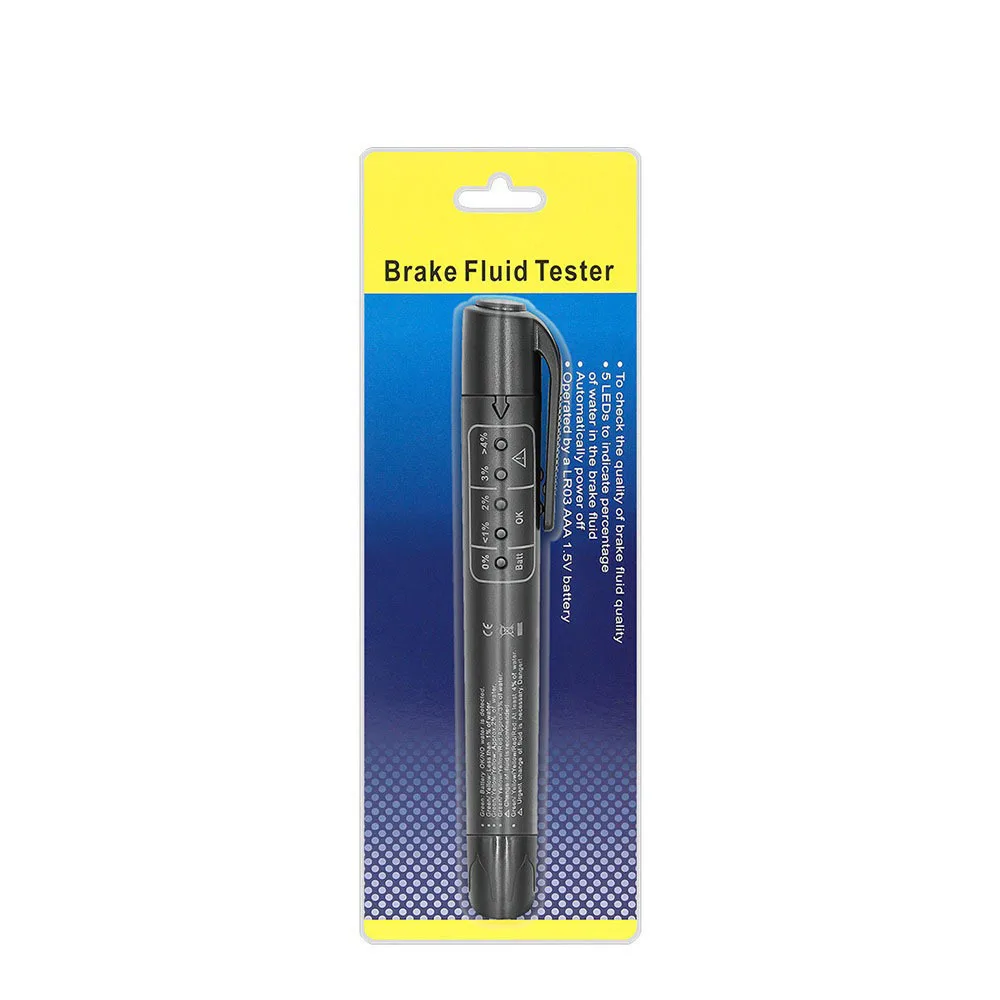 

Automobile Brake Fluid Testing Pen Tester DOT3 DOT4 DOT5 Brake Fluid Detector Professional Automotive Maintenance Tool for Car
