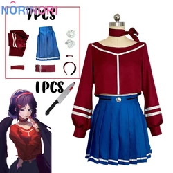 Anime Horror Game MiSide Cosplay Mita Мита Costume JK School Uniform Cute Dress Lolita Wigs For Halloween Girls Woman Customized