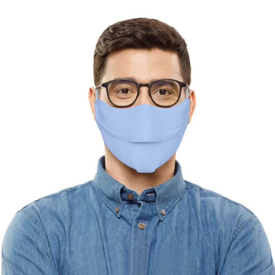 قناع مضاد للضباب للنظارات مخفي قابل للتنفس قناع مضاد للضباب يومي شعبي بلون سادة قناع عملي ومحمول مضاد للضباب