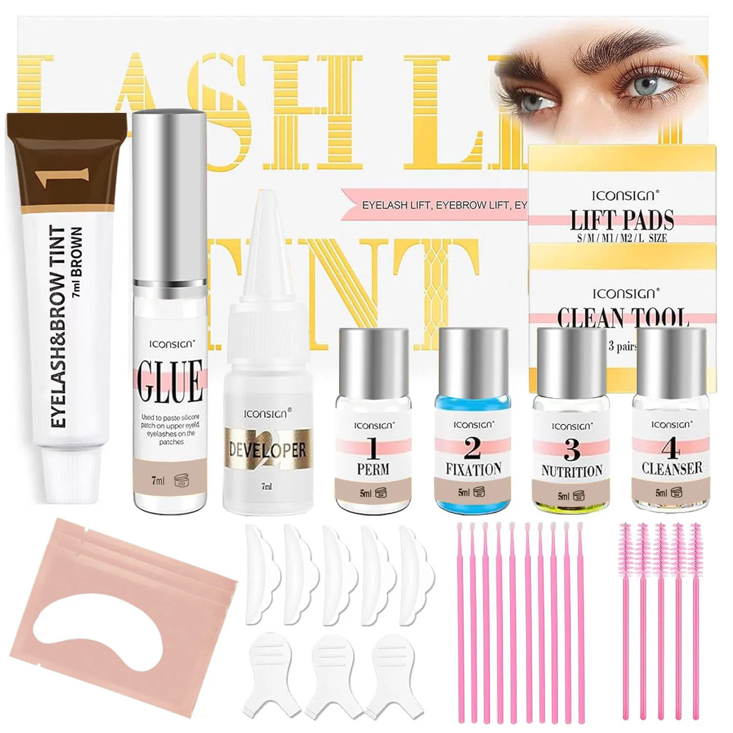 4 in 1 Lash Lift and Brow Lamination Kit