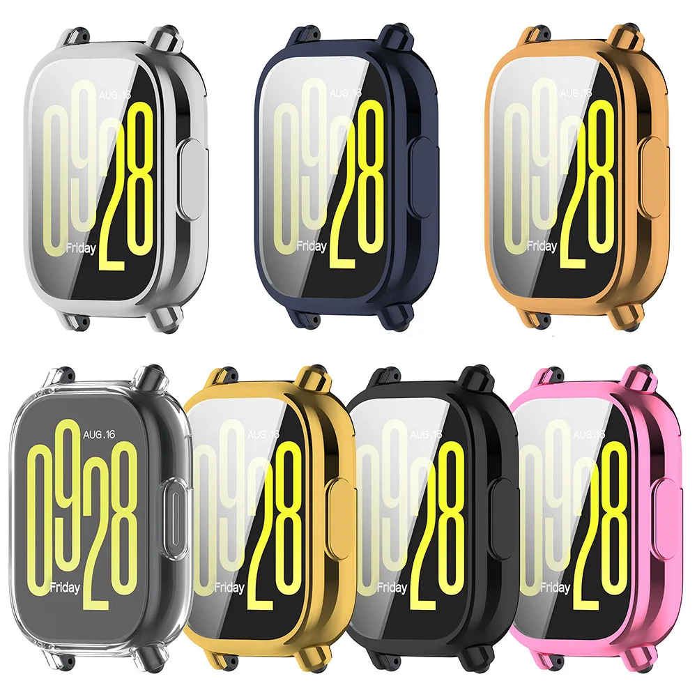 TPU Protective Case For Redmi Watch 5 Active/Lite Full Screen Protector Shell Bumper Cover