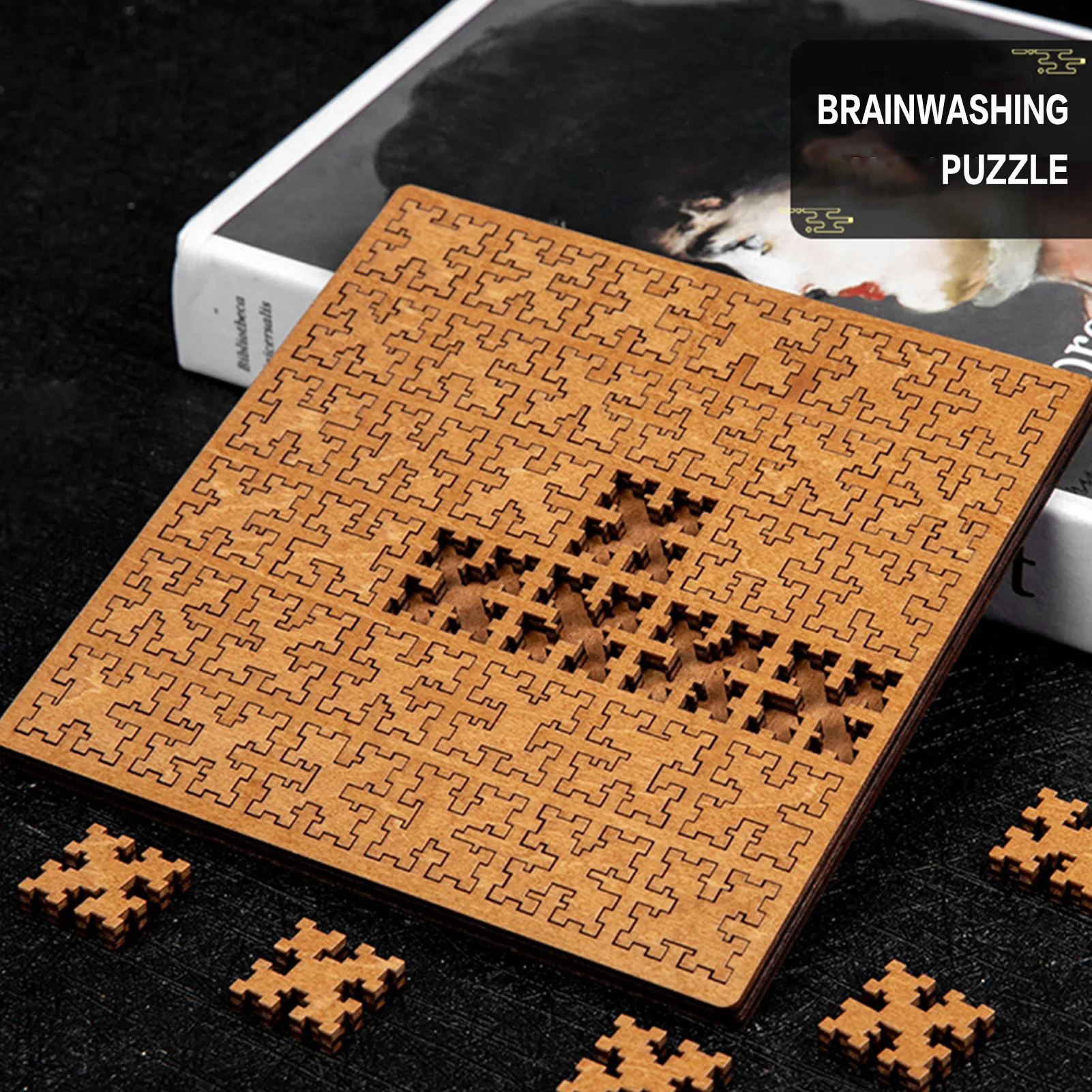 Quebra-cabeça de madeira brinquedos cérebro teaser lógica geometria jogo educativo para adultos e crianças brinquedos de alívio do estresse