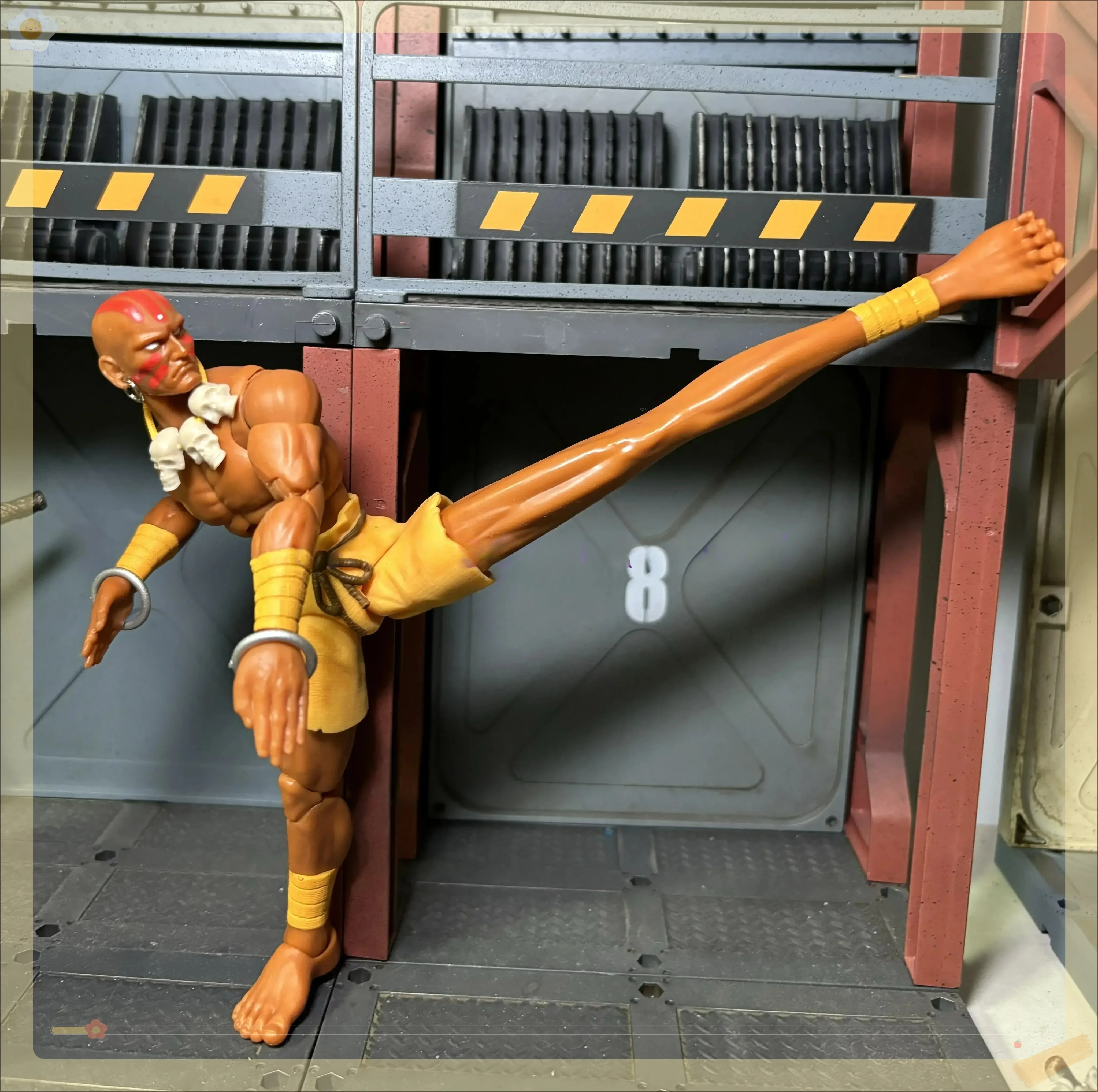 

[In Stock] US Original Jada Toys 1/12 Street Fighter 2 Wave Gibbon Darcy Figure Model Collection Toy Gift