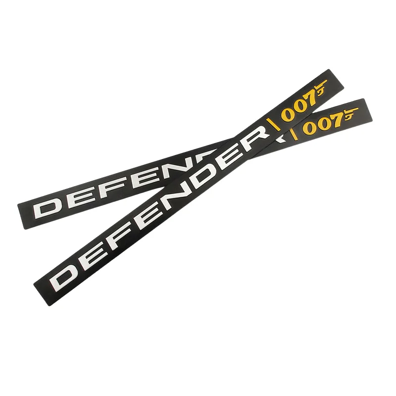 

DEFENDER 007 alloy car stickers for Land Rover Defender Collector Edition body modification accessories side fender decorative