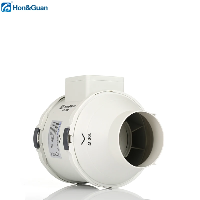 

Hon&Guan 4inch AC Double NMB motor 220~240V/50Hz inline duct fan