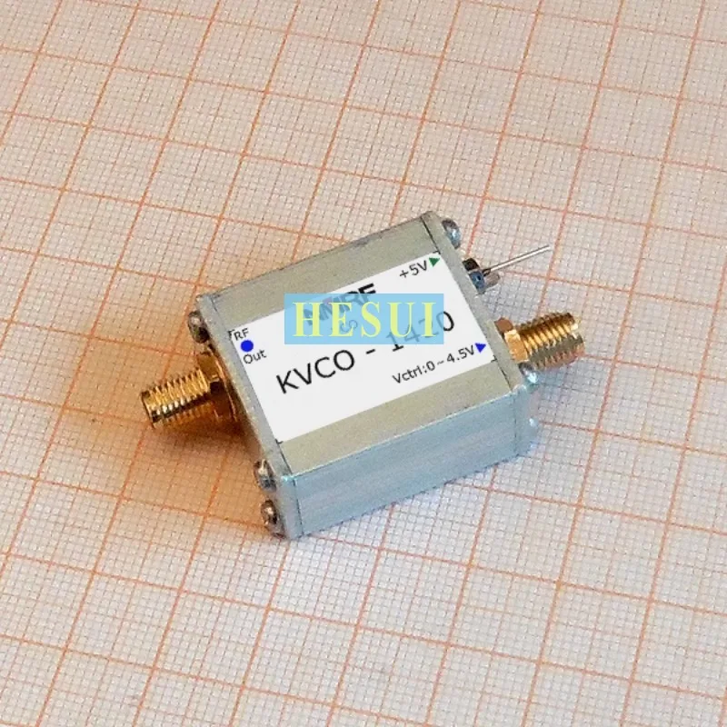 1.4GHz 1420MHz RF microwave voltage controlled oscillator, VCO, sweep signal source Module