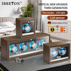 Luxury Wood Watch Winder High-End 1 2 4 Slot Automatic Watches Box with Mabuchi Moto Mechanical Watch Cabinet Clock Storage Box