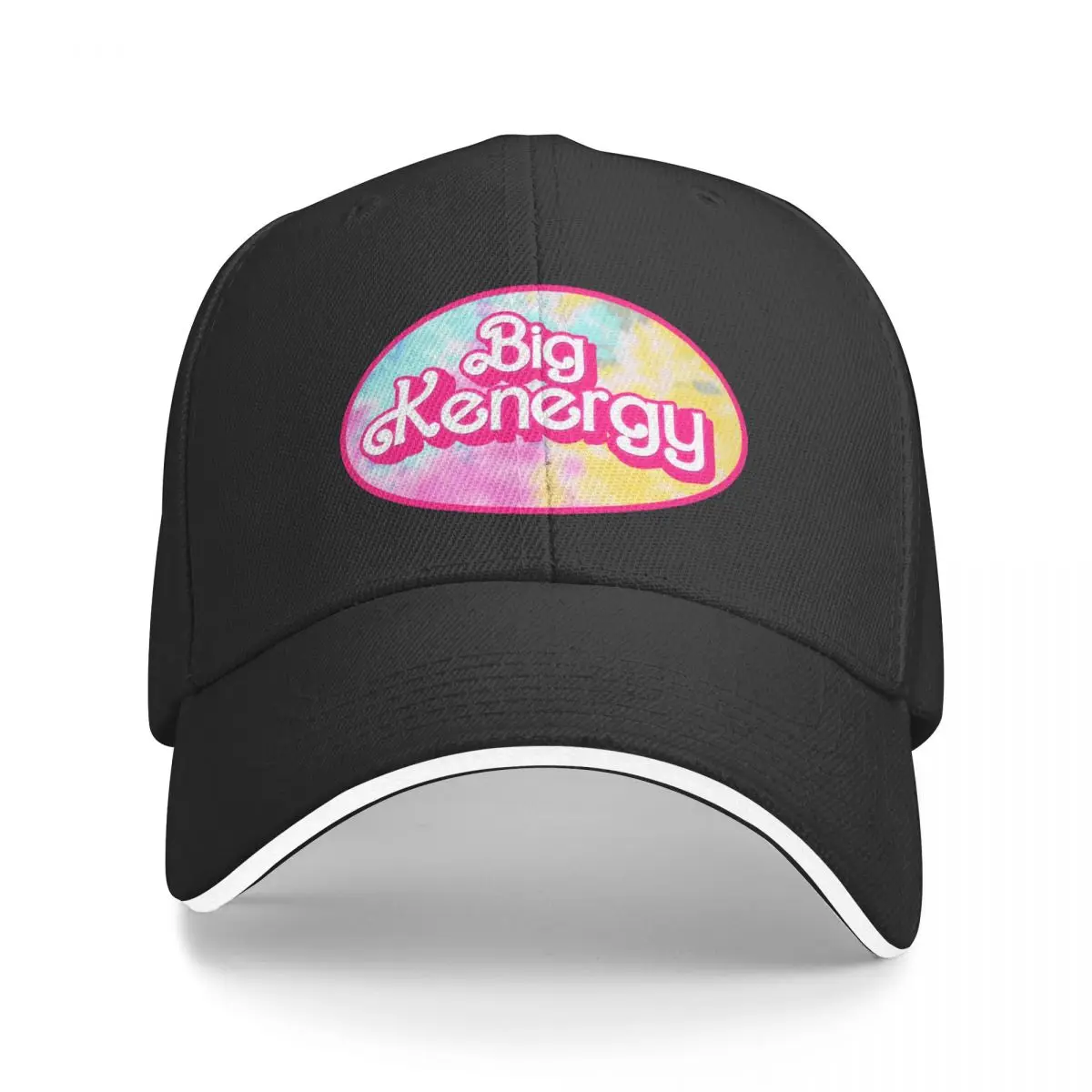 Big Kenergy Tie Dye Baseball Cap Wild Ball Hat Vintage Sunhat For Man Women's