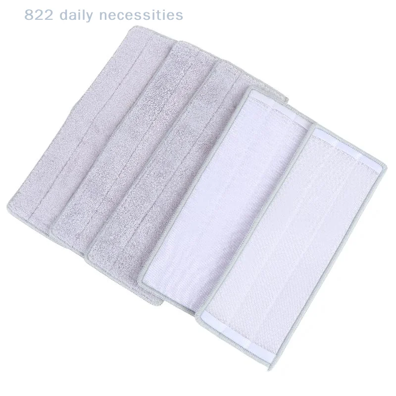 convenient3Pcs Flat Mop Replacement Pads Reusable Thickened Absorbent Easy Clean Mop Refills for Home Daily Cleaning Tasks