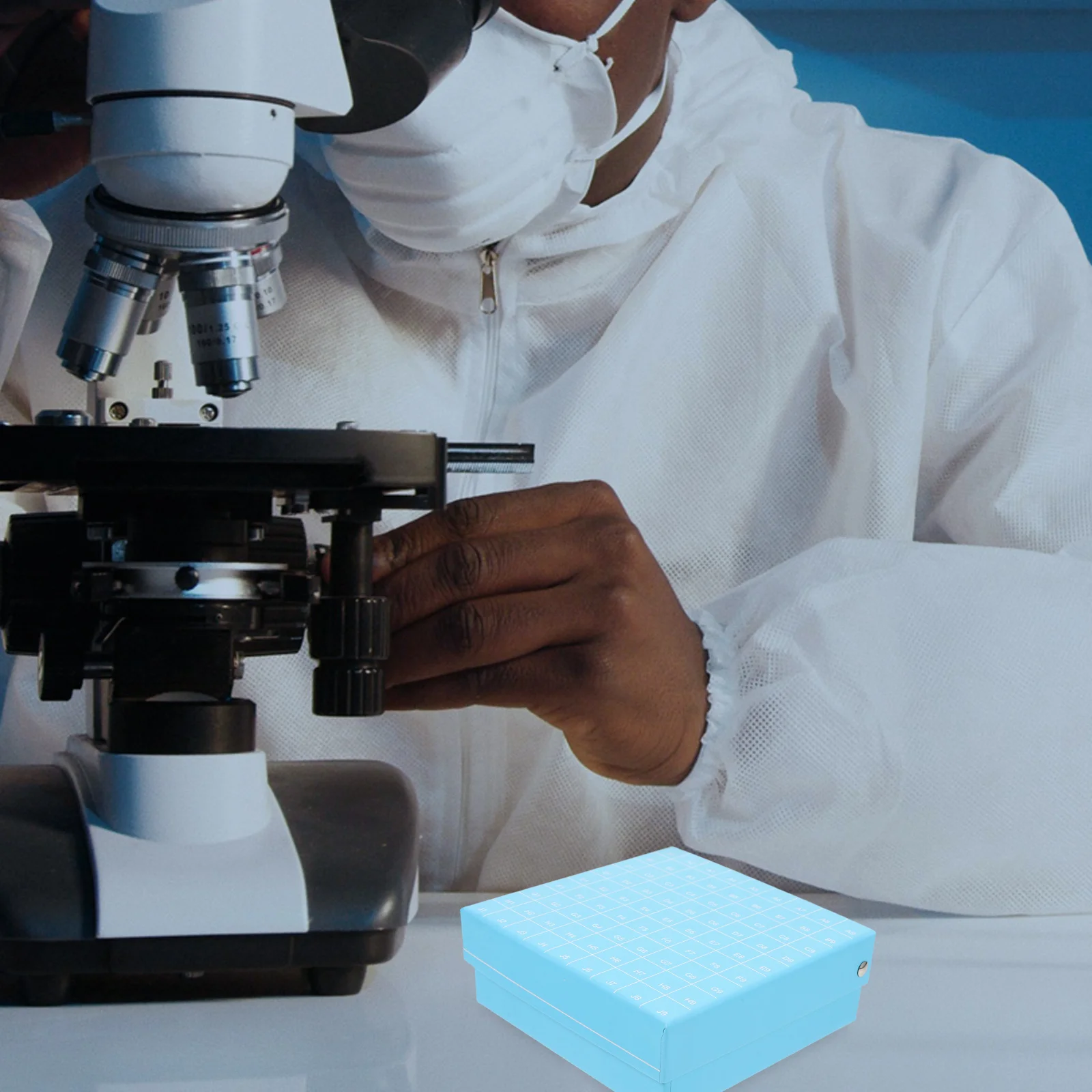 

Multifunctional Freezer Box for Cryovials Lab Container Paper Material Compact Design Easy for Centrifugation