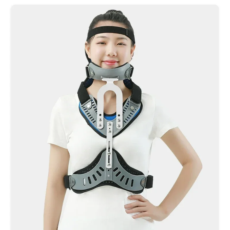 

Post-Operative Cervical Support for Kids, Adjustable Head, Neck, and Chest Brace, Rehabilitation Corrector for Fracture Recovery