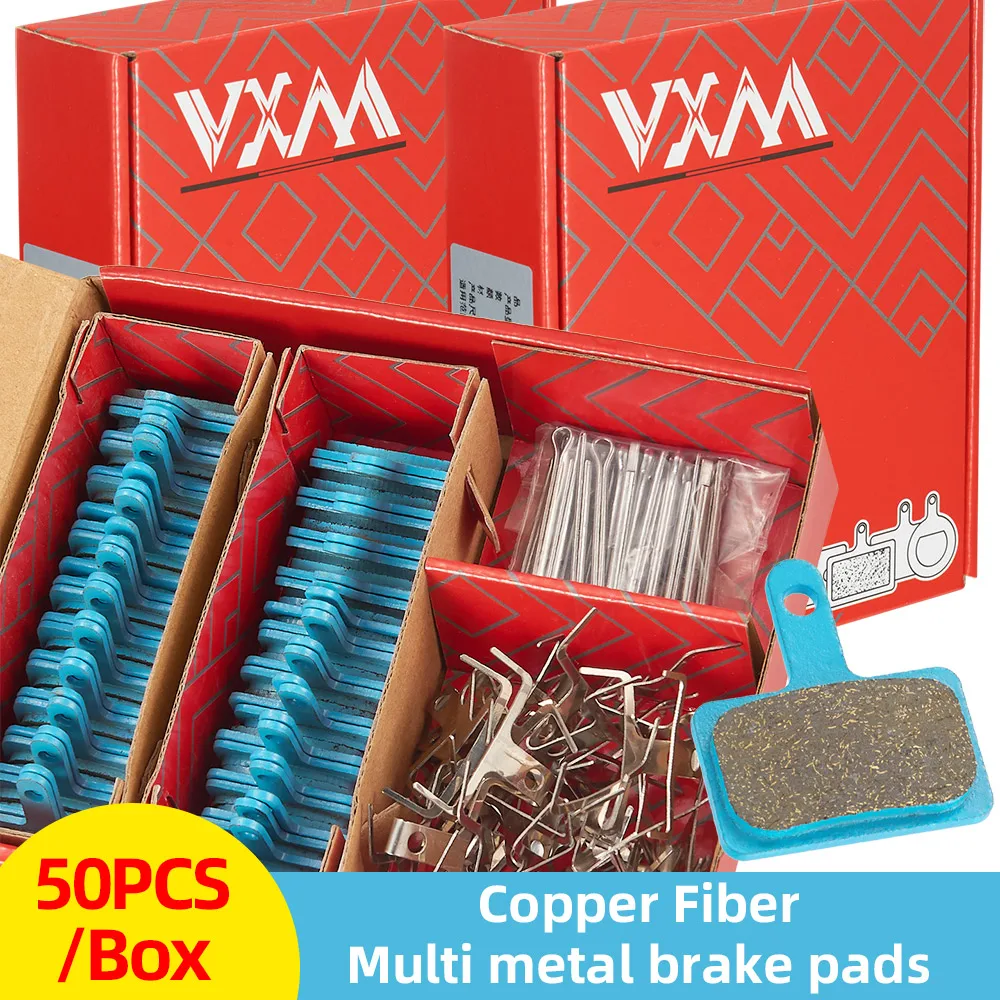 

VXM 25 Pair Copper Fiber Multi Metal Brake Pads For M375 M445 M446 MTB Mountain Wear-resistant Bicycle Disc Brake Pads